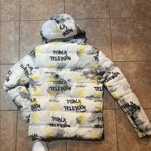 OFF-WHITE PUFFER COAT UNISEX